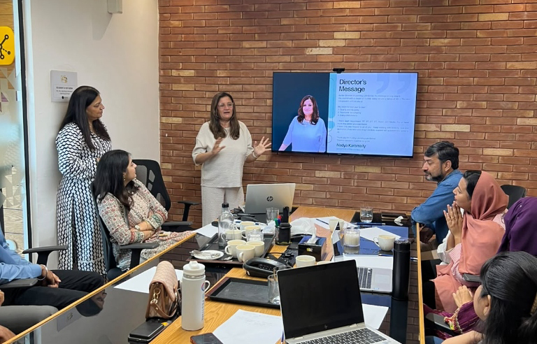Learning Lab team discussion on inclusion