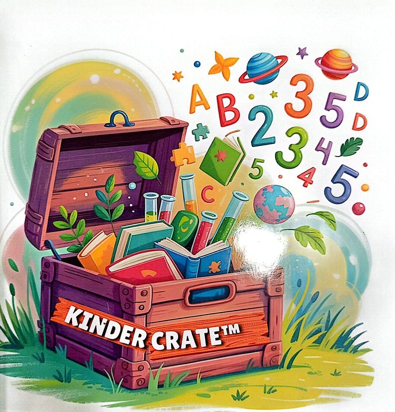 Child interacting with learning activity guided by teacher